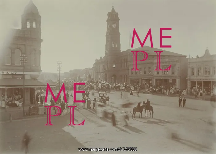 : Grahamstown: Bayes Corner, c.1908 : Grahamstown: Bayes Corner, c.1908