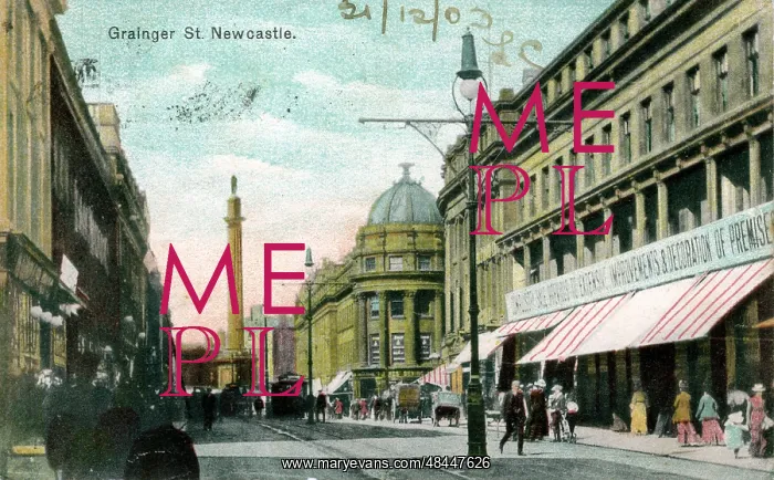 : Grainger Street, Newcastle upon Tyne, County Durham : Grainger Street, Newcastle upon Tyne, County Durham