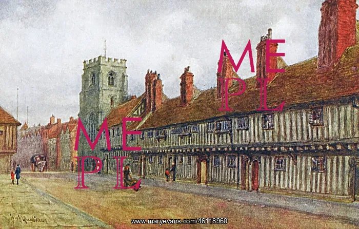 : Grammar School and Guild Chapel - Stratford-on-Avon : Grammar School and Guild Chapel - Stratford-on-Avon