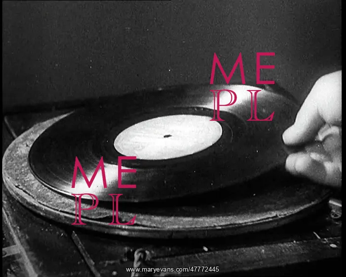 : Gramophone Shellac Record Being Placed on a Turntable : Gramophone Shellac Record Being Placed on a Turntable