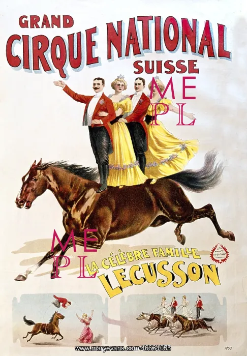 : Grand Cirque National ciircus advert : Grand Cirque National ciircus advert