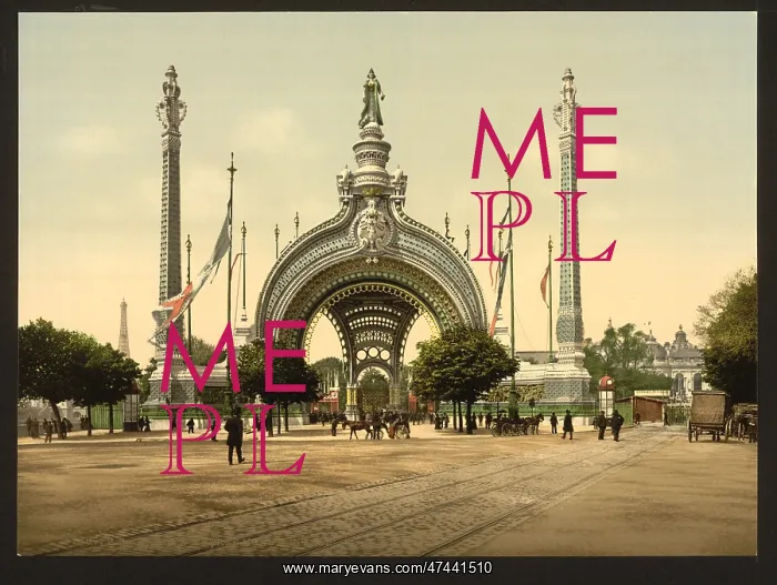 : Grand entrance, Exposition Universal, 1900, Paris, France : Grand entrance, Exposition Universal, 1900, Paris, France