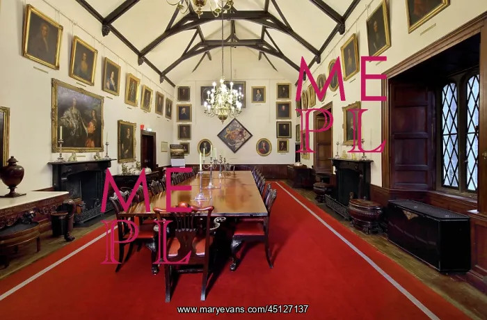 : Grand Hall, Malahide Castle, County Dublin, Ireland : Grand Hall, Malahide Castle, County Dublin, Ireland
