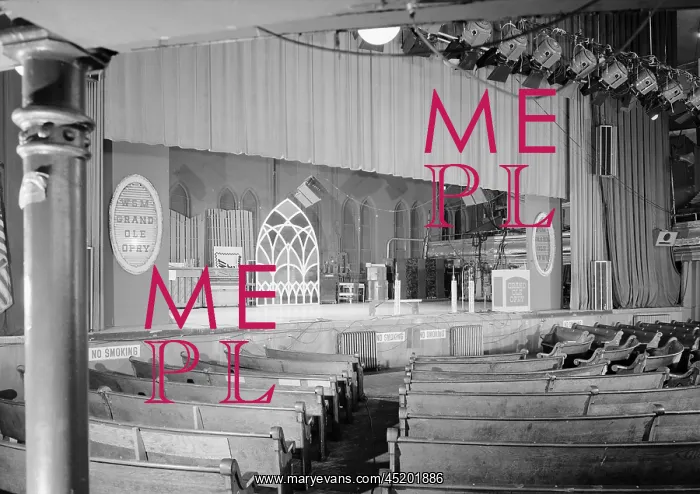 : The Grand Ole Opry, circa 1960s ? : The Grand Ole Opry, circa 1960s ?