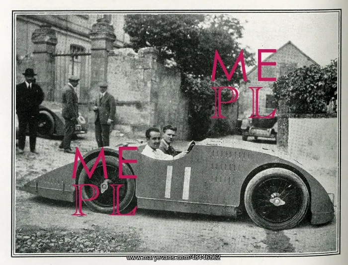 : Grand Prix 1923, Pierre de Viscaya in a Bugatti : Grand Prix 1923, Pierre de Viscaya in a Bugatti