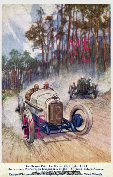 : The Grand Prix at Le Mans, 1921 - Murphy's Duesenberg : The Grand Prix at Le Mans, 1921 - Murphy's Duesenberg