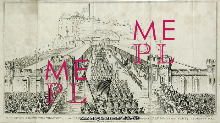 : Grand procession to Edinburgh Castle : Grand procession to Edinburgh Castle