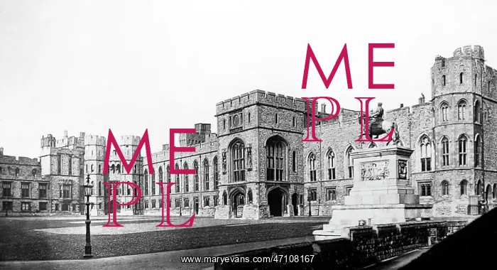  : Grand Quadrangle, Windsor Castle, Victorian period