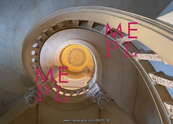 : Grand staircase, Chateau du Lude, Lude : Grand staircase, Chateau du Lude, Lude