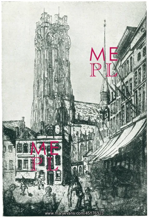 : The Grande Place and Cathedral Malines : The Grande Place and Cathedral Malines