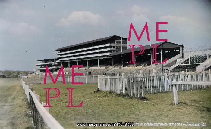  : Grandstand at Epsom racecourse, Surrey
