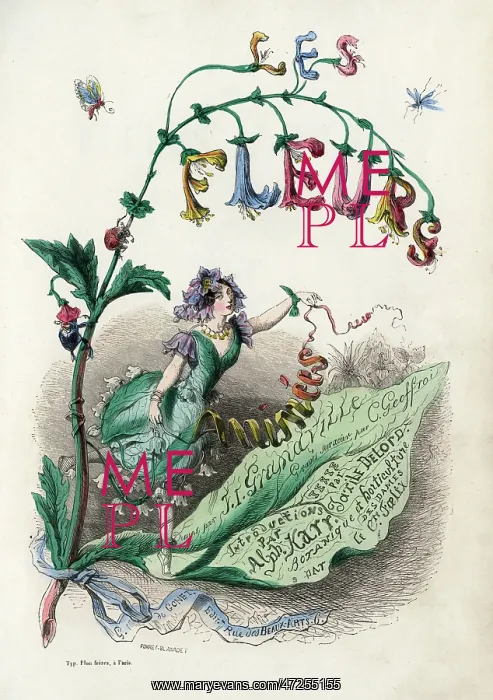 : Grandville Fleurs Title : Grandville Fleurs Title