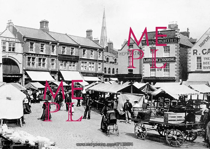  : Grantham Market Place early 1900s