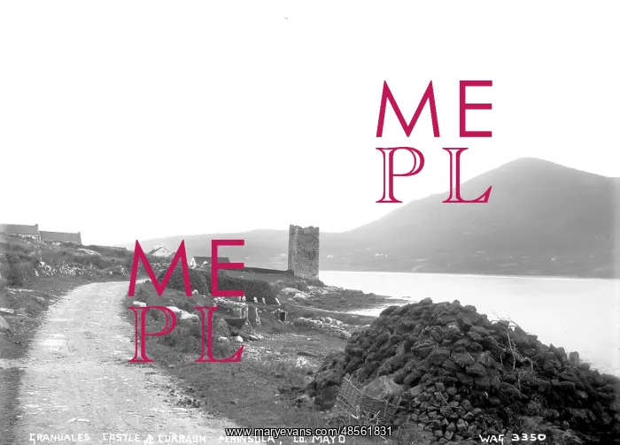: Granuales Castle and Curraun Peninsula, Co. Mayo : Granuales Castle and Curraun Peninsula, Co. Mayo
