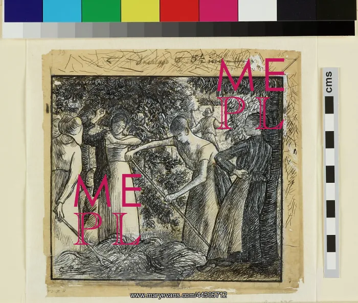 : Grape harvest, study for illustration to Daphnis and Chloe : Grape harvest, study for illustration to Daphnis and Chloe