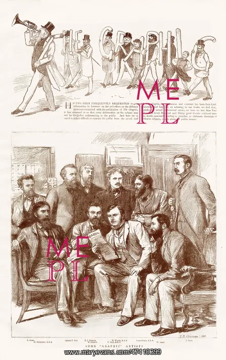 : The Graphic - artists involved 1881 : The Graphic - artists involved 1881