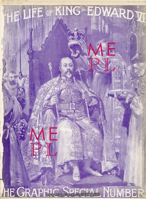 : The Graphic - Death of King Edward VII : The Graphic - Death of King Edward VII