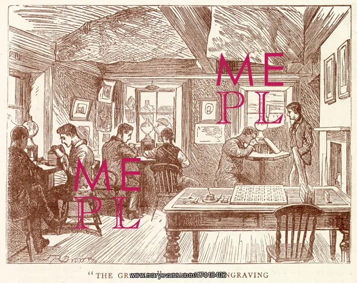 : The Graphic - school for engravers 1881 : The Graphic - school for engravers 1881