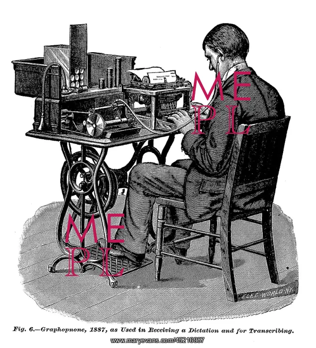 : The graphophone, an early recording device, ? : The graphophone, an early recording device, ?