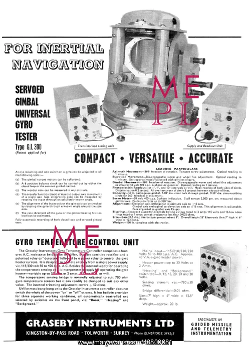 : Graseby Gyro Test Equipment : Graseby Gyro Test Equipment