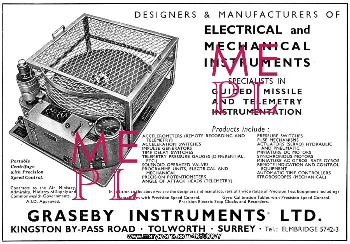 : Graseby Instruments For Guided Missiles & Telemetry : Graseby Instruments For Guided Missiles & Telemetry