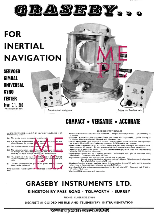 : Graseby Precision Instruments & Test Equipment : Graseby Precision Instruments & Test Equipment