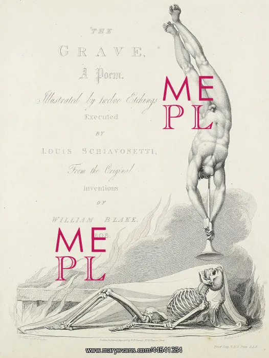 : The Grave - etching - Luigi Schiavonetti, printmaker after William Blake : The Grave - etching - Luigi Schiavonetti, printmaker after William Blake