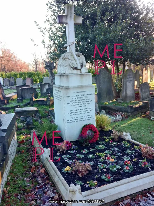 : The Grave of Jack Cornwell - Manor Park Cemetery : The Grave of Jack Cornwell - Manor Park Cemetery