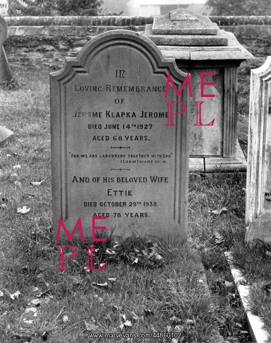: GRAVE OF JEROME K JEROME : GRAVE OF JEROME K JEROME