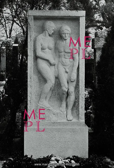 : Gravestone for Egon and Edith Schiele : Gravestone for Egon and Edith Schiele