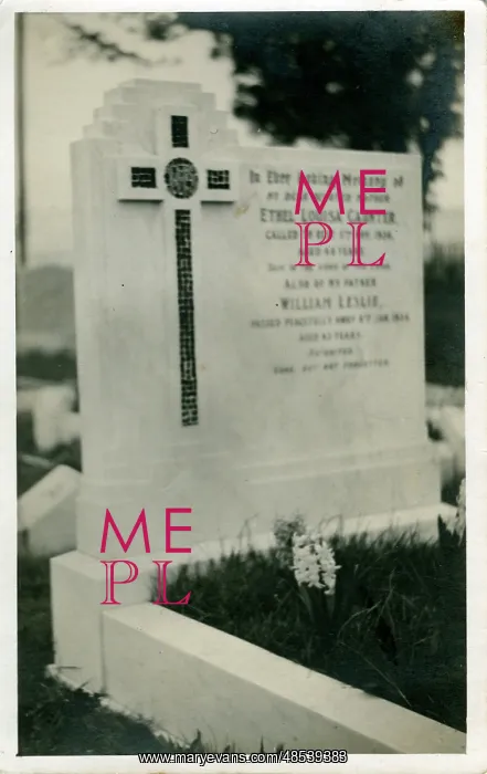 : Gravestone of Ethel Louisa Caunter, Southampton, Hampshire : Gravestone of Ethel Louisa Caunter, Southampton, Hampshire