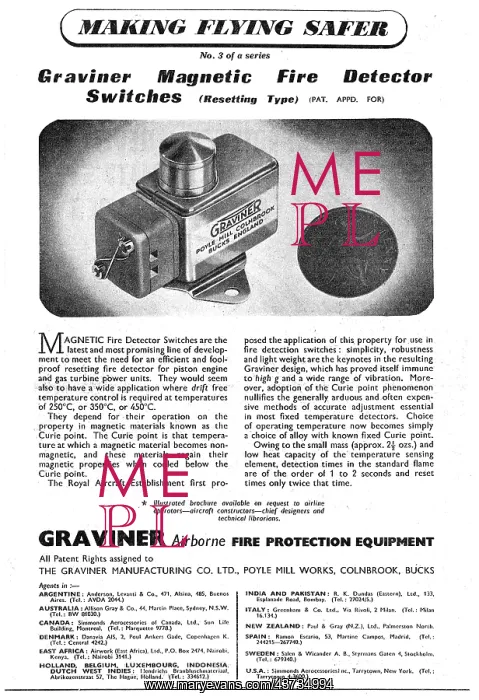 : Graviner Aircraft Fire Protection : Graviner Aircraft Fire Protection