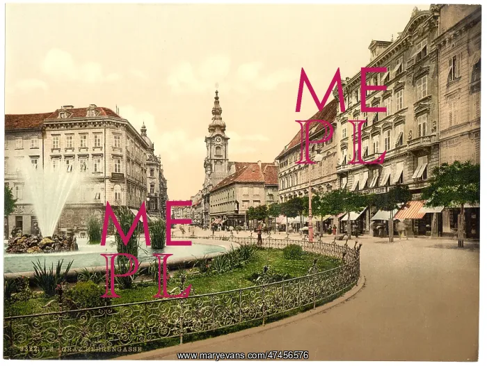 : Graz, Herrengasse, Styria, Austro-Hungary : Graz, Herrengasse, Styria, Austro-Hungary