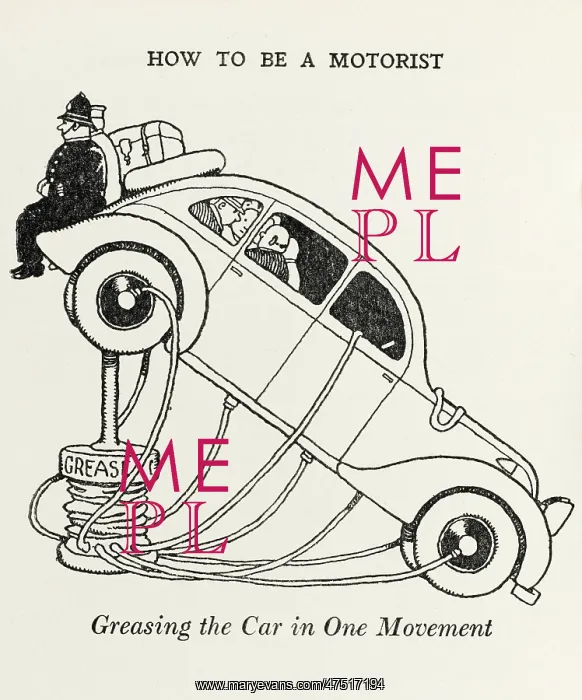 : Greasing the car - W H Robinson : Greasing the car - W H Robinson