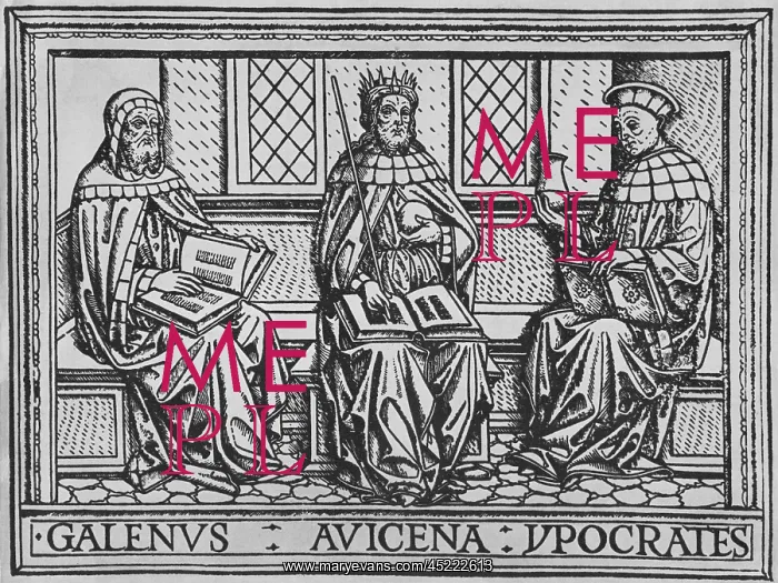 : The three great ancient teachers of medicine: ? : The three great ancient teachers of medicine: ?
