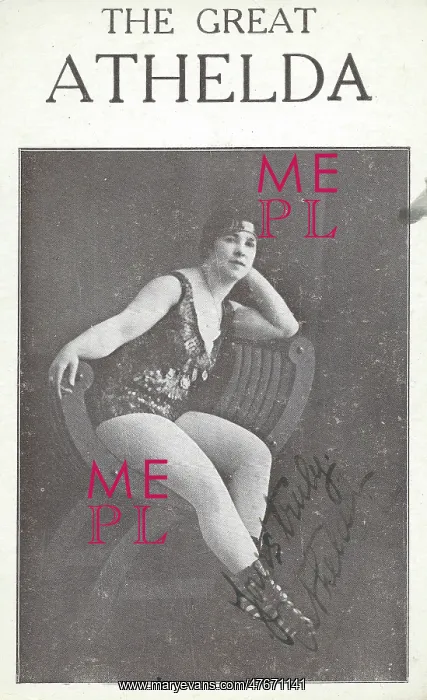 : The Great Athelda music hall strongwoman : The Great Athelda music hall strongwoman