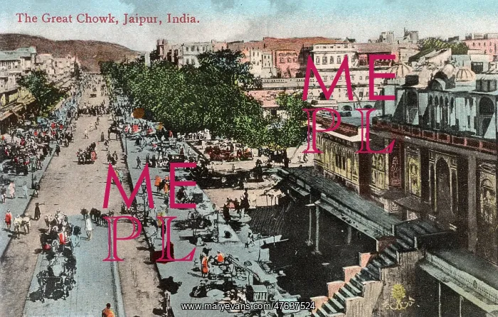 : The Great Chowk, Jaipur, Rajasthan, India : The Great Chowk, Jaipur, Rajasthan, India