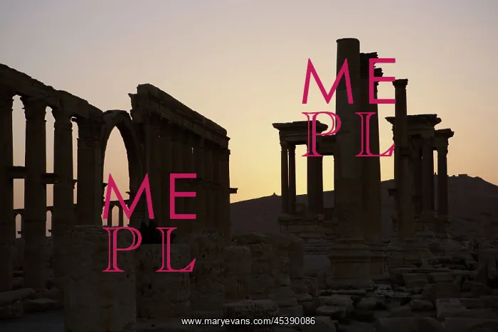 : Great Colonnade, Palmyra, Syria : Great Colonnade, Palmyra, Syria