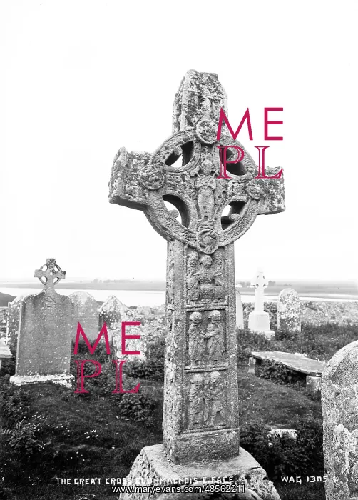 : The Great Cross, Clonmacnois, East Face : The Great Cross, Clonmacnois, East Face