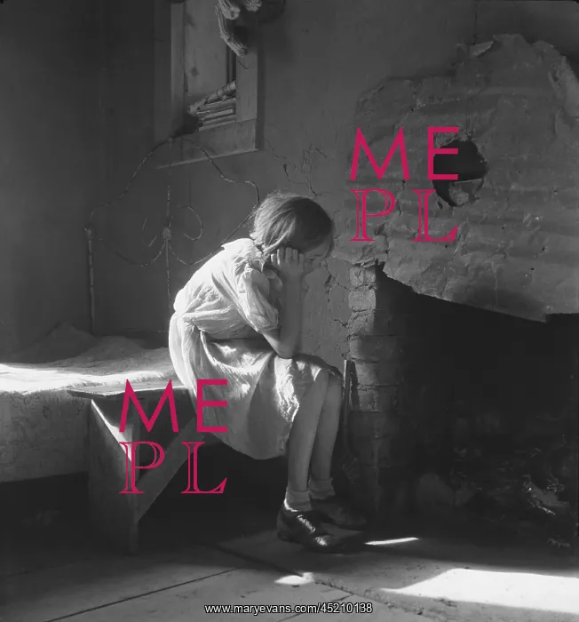 : The Great Depression. Young girl sitting ? : The Great Depression. Young girl sitting ?
