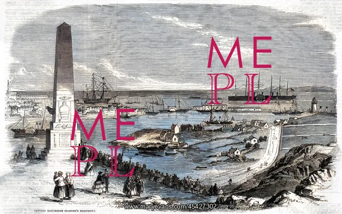 : Great Eastern entering Holyhead harbour, 1859 : Great Eastern entering Holyhead harbour, 1859