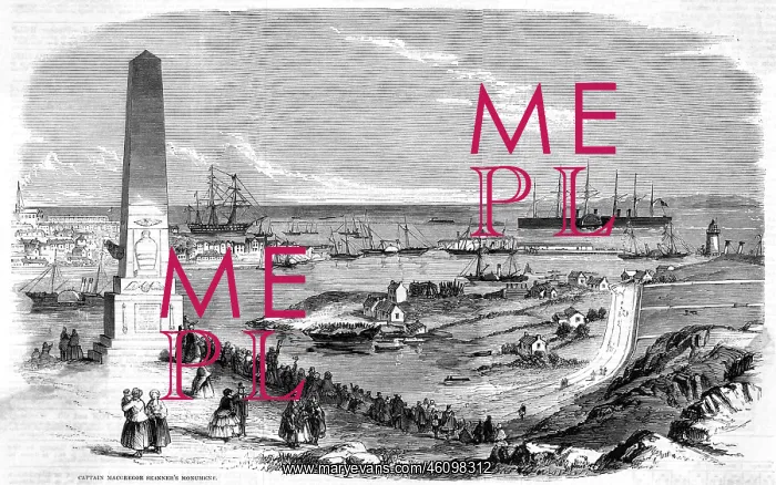 : Great Eastern entering Holyhead harbour, 1859 : Great Eastern entering Holyhead harbour, 1859