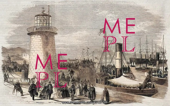 : Great Eastern at Holyhead 1859 : Great Eastern at Holyhead 1859
