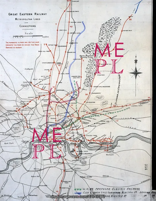  : Great Eastern Railway Map