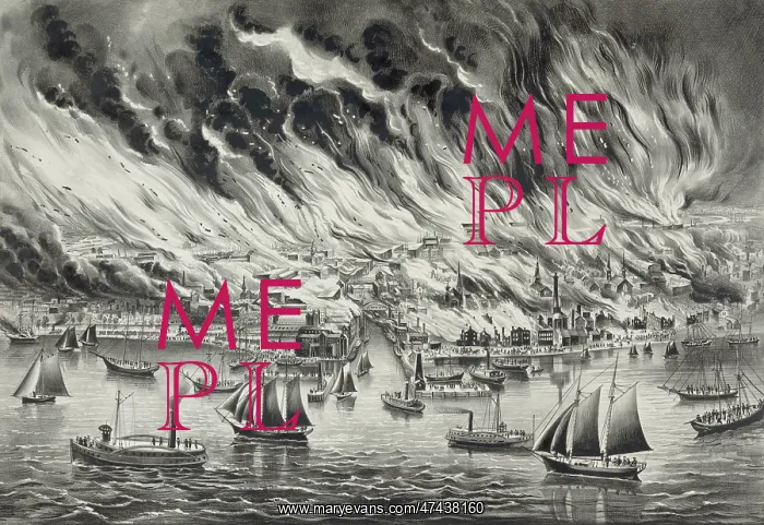 : The great fire at Chicago, Octr. 8th 1871 : The great fire at Chicago, Octr. 8th 1871