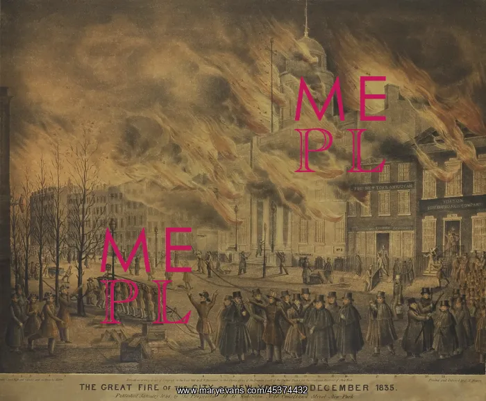 : The Great Fire of the City of New York, Dec : The Great Fire of the City of New York, Dec