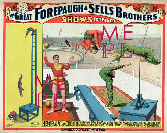 : The great Forepaugh & Sells Brothers shows combined. Phenome : The great Forepaugh & Sells Brothers shows combined. Phenome