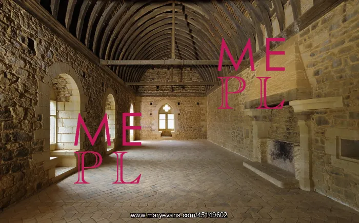 : Great Hall, North Range, Chateau de Guedelon : Great Hall, North Range, Chateau de Guedelon