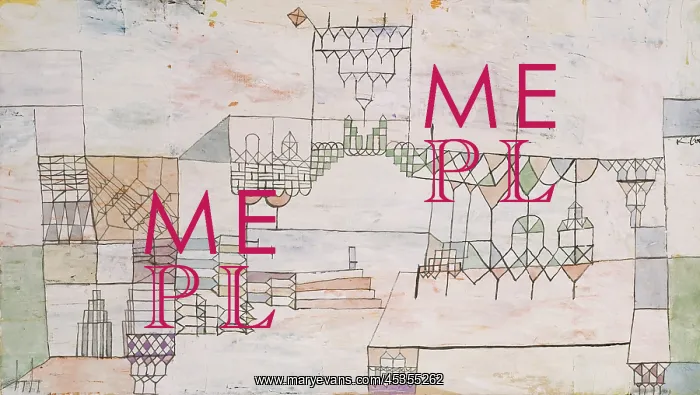 : GREAT HALL FOR SINGERS, by Paul Klee : GREAT HALL FOR SINGERS, by Paul Klee