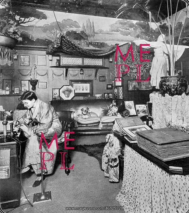 : The Great Lafayette in his study, 1911 : The Great Lafayette in his study, 1911